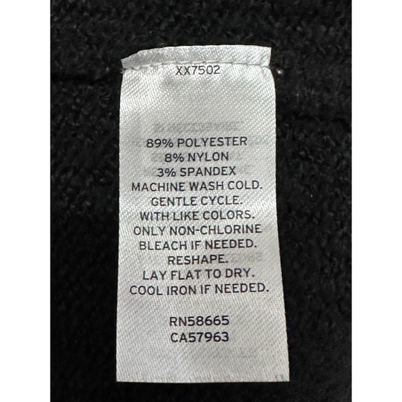 Caslon Pullover Sweater Long Sleeve Crew Neck Tight Knitted Black W Medium NWOT - Picture 8 of 8